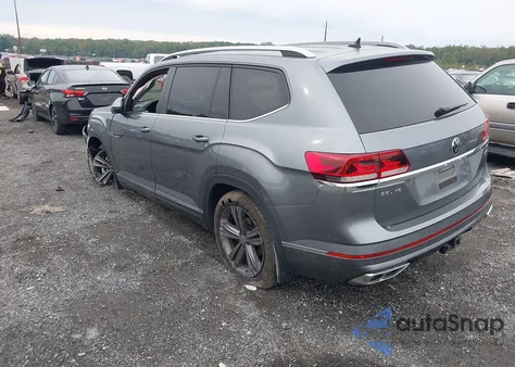 2022 Volkswagen Atlas 3.6L V6 Sel R-Line из США, поврежденный, VIN 1V2AR2CA4NC512603